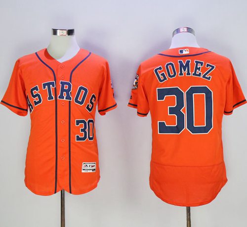 Carlos Gomez Houston Astros orange Authentic jersey