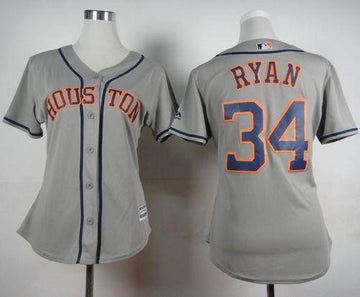 Nolan Ryan Houston Astros grey Road jersey