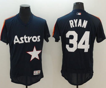 Nolan Ryan Houston Astros navy Authentic jersey