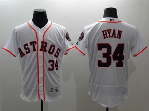 Nolan Ryan Houston Astros white Authentic jersey