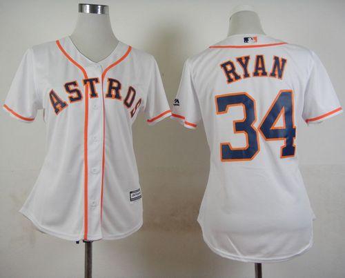 Nolan Ryan Houston Astros white Home jersey