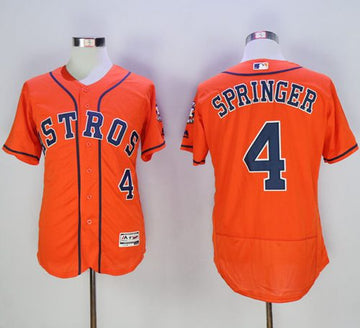 George Springer Houston Astros orange Authentic jersey