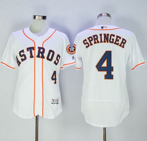 George Springer Houston Astros white Authentic jersey