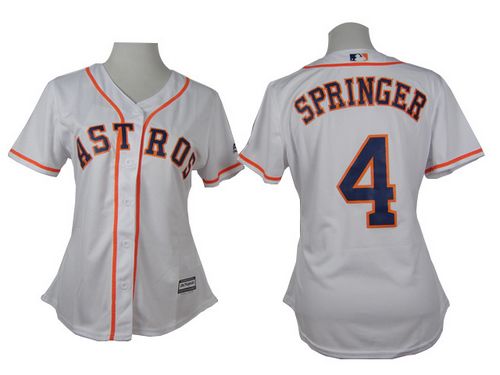 George Springer Houston Astros white Home jersey