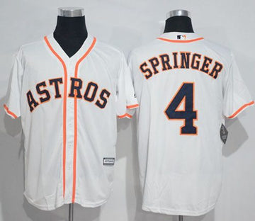 George Springer Houston Astros white jersey