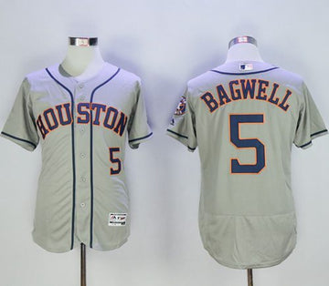 Jeff Bagwell Houston Astros grey Authentic jersey