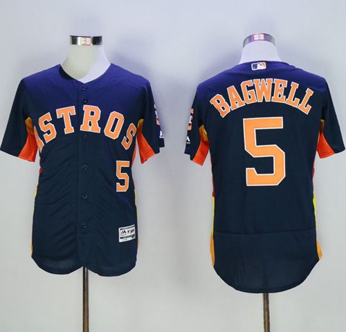 Jeff Bagwell Houston Astros navy Authentic jersey
