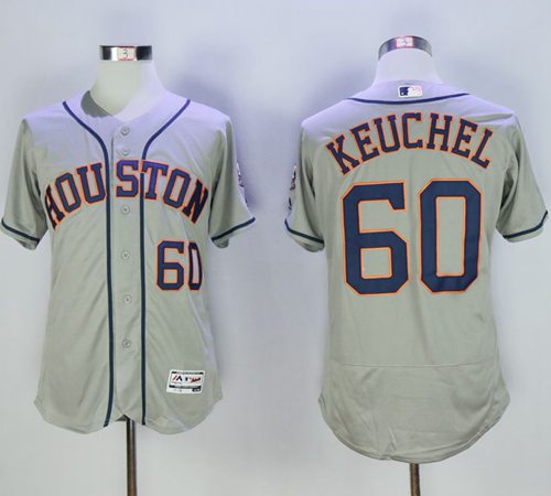 Dallas Keuchel Houston Astros grey Authentic jersey