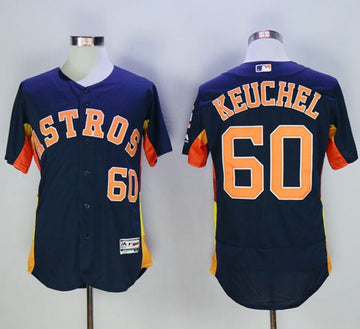 Dallas Keuchel Houston Astros navy Authentic jersey