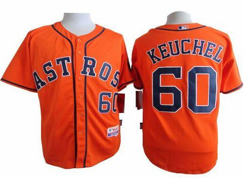 Dallas Keuchel Houston Astros orange jersey