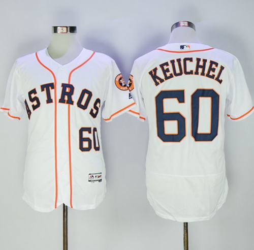 Dallas Keuchel Houston Astros white Authentic jersey