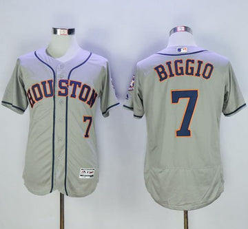 Craig Biggio Houston Astros grey Authentic jersey