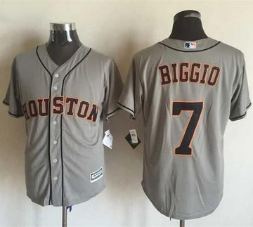 Craig Biggio Houston Astros grey jersey