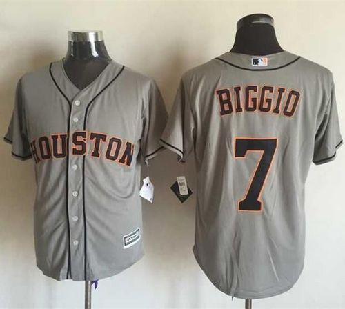 Craig Biggio Houston Astros grey jersey