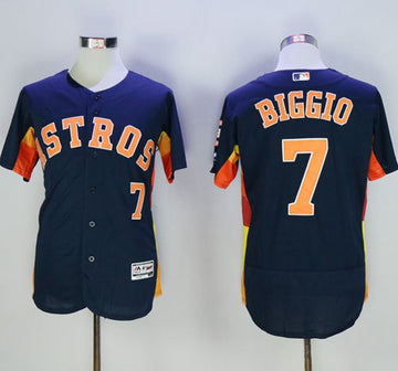 Craig Biggio Houston Astros navy Authentic jersey