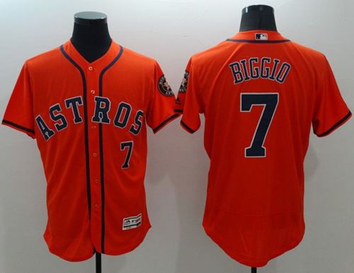 Craig Biggio Houston Astros orange Authentic jersey
