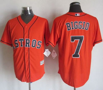 Craig Biggio Houston Astros orange jersey