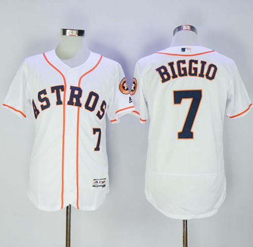 Craig Biggio Houston Astros white Authentic jersey