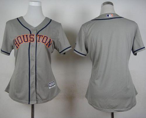 Custom Houston Astros grey Road jersey
