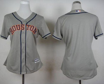 Custom Houston Astros grey Road jersey