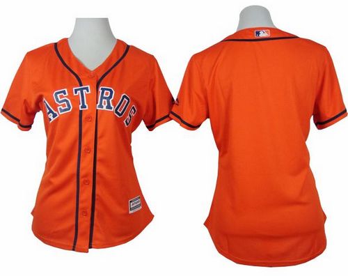 Custom Houston Astros orange Alternate jersey