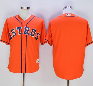 Custom Houston Astros orange jersey
