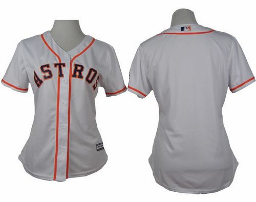 Custom Houston Astros white Home jersey