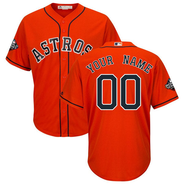 Custom Houston Astros orange jersey