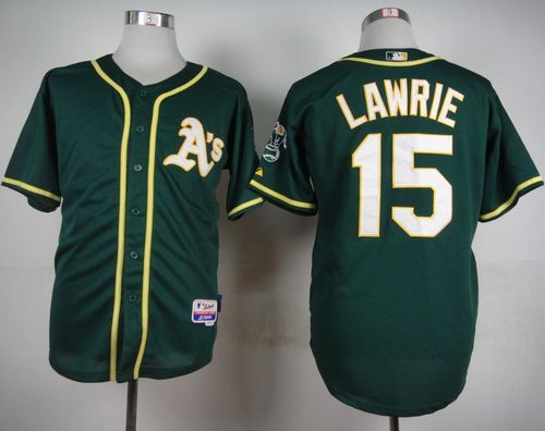 Brett Lawrie Oakland Athletics green jersey