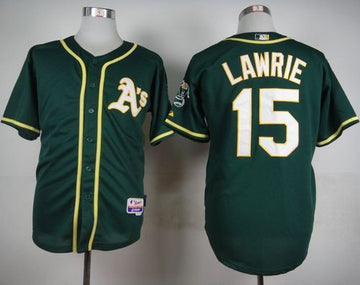 Brett Lawrie Oakland Athletics green jersey
