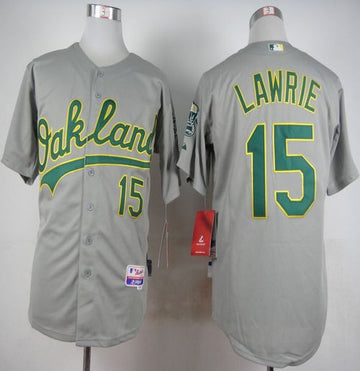 Brett Lawrie Oakland Athletics grey jersey