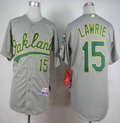 Brett Lawrie Oakland Athletics grey jersey