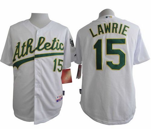 Brett Lawrie Oakland Athletics white jersey