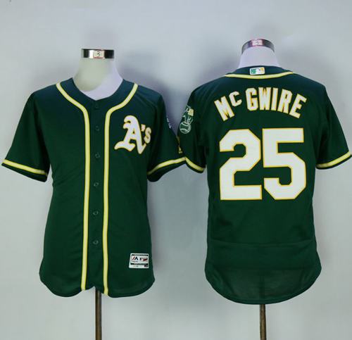 Mark McGwire Oakland Athletics green Authentic jersey