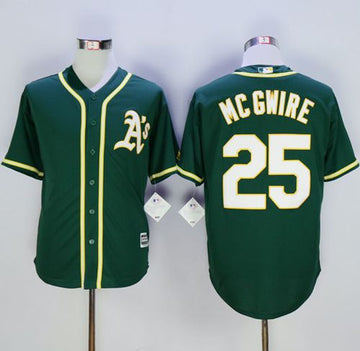 Mark McGwire Oakland Athletics green jersey