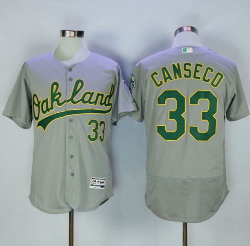 Jose Canseco Oakland Athletics grey Authentic jersey