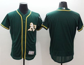 Custom Oakland Athletics green Authentic jersey