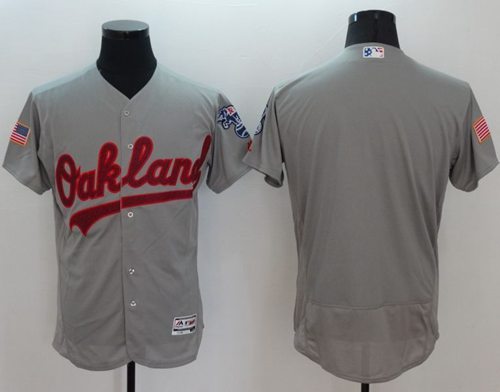 Custom Oakland Athletics grey Fashion jersey