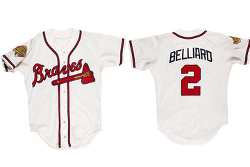 Custom Atlanta Braves white jersey