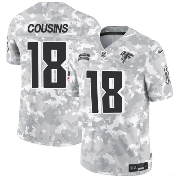Kirk Cousins Atlanta Falcons camo Salute To Service jersey