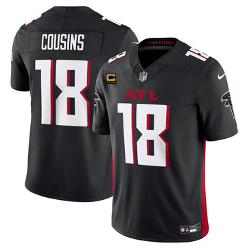 Kirk Cousins Atlanta Falcons black jersey