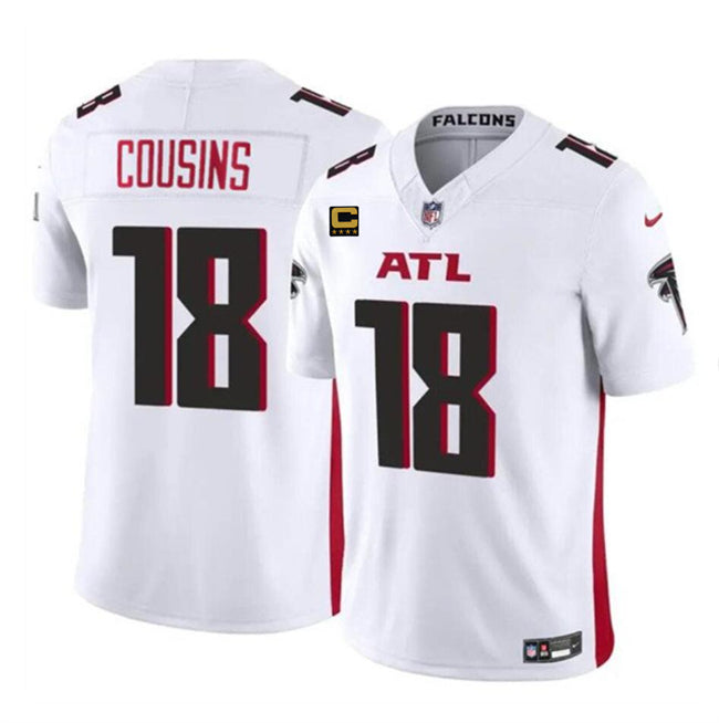 Kirk Cousins Atlanta Falcons white jersey