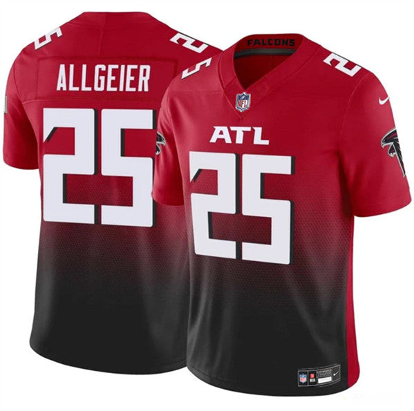 Tyler Allgeier Atlanta Falcons red-black jersey