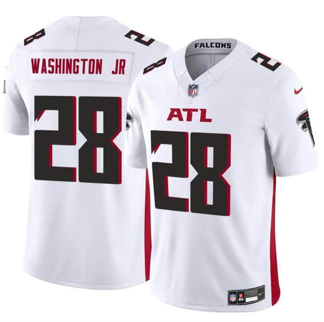 Carlos Washington Jr Atlanta Falcons white jersey