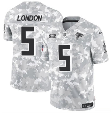 Drake London Atlanta Falcons camo Salute To Service jersey