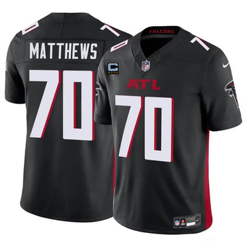 Jake Matthews Atlanta Falcons black jersey