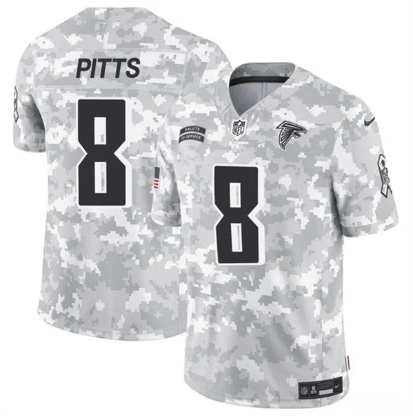 Kyle Pitts Atlanta Falcons camo Salute To Service jersey