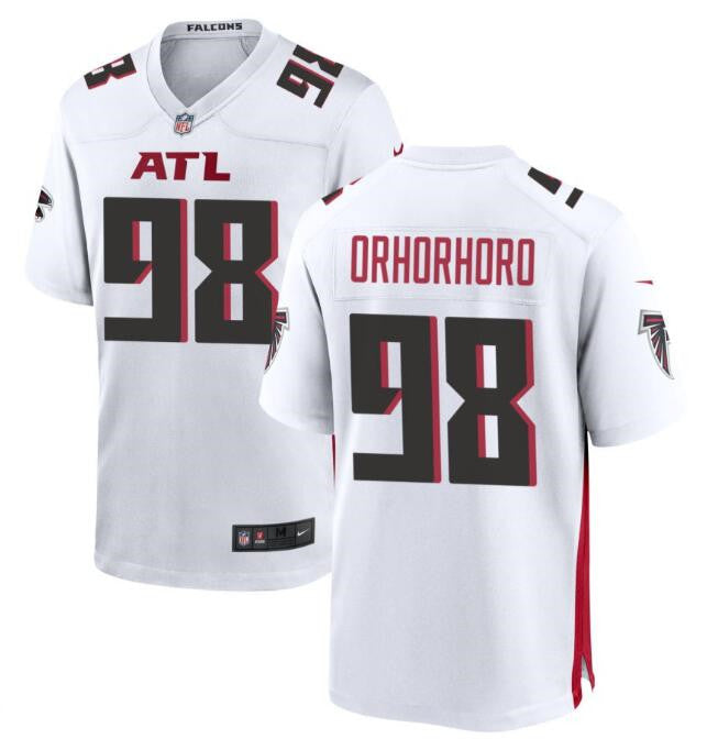 Ruke Orhorhoro Atlanta Falcons white Game jersey