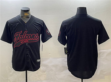 Custom Atlanta Falcons black jersey