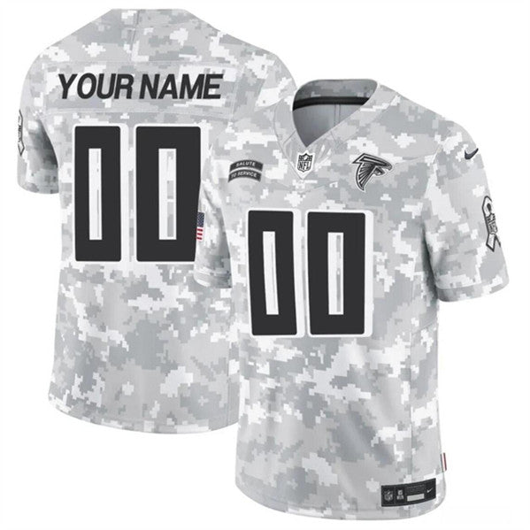 Custom Atlanta Falcons camo Salute To Service jersey